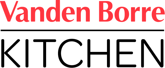 Vanden Borre logo in red text on a black background.