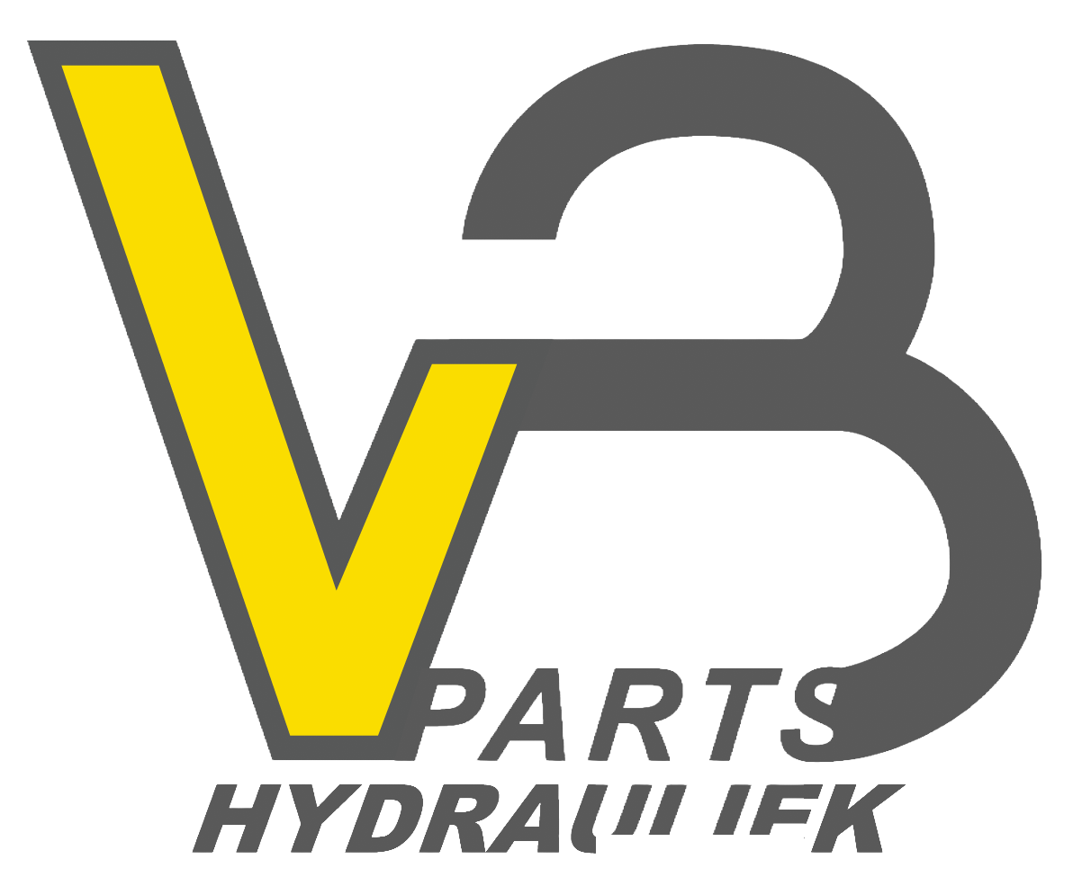 Brand logo showing a large yellow V overlapped with a gray B, with the words PARTS HYDRAULIK beneath.
